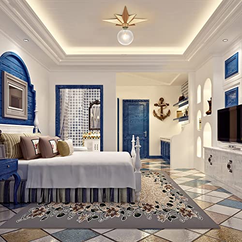 2 Pack Flush Mount Ceiling Light - Star Lights Fixture Hallway Lighting Fixtures Modern Ceiling Lights Brass Flush Mount Light Fixture for Kitchen Bathroom Bedroom Entryway (Bulb not included) - color: 2 Pcs Brass Ceiling Light