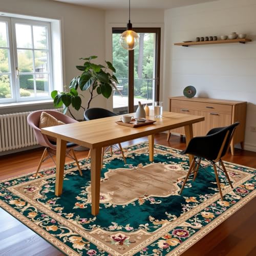 Rustic Ethnic Retro Aesthetics Geometric Floral Colorful Rugs for Living Room Bedroom Dining Room Elegant Luxury Area Rug 2x3 Machine Washable Durable Art Decor Nursery Dorm Home Office Mat - color: G, size: 2x3