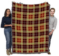 Pure Country Weavers Plaid Blanket Woods - Patterns Gift Tapestry Throw Woven from Cotton - Made in the USA (72x54) - color: Woods