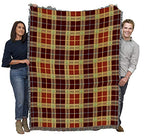 Pure Country Weavers Plaid Blanket Woods - Patterns Gift Tapestry Throw Woven from Cotton - Made in the USA (72x54) - color: Woods