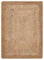 SAFAVIEH Natural Fiber Collection Accent Rug - 2' x 3', Natural & Ivory, Handmade Farmhouse Boho Coastal Rustic Jute, Ideal for High Traffic Areas in Entryway, Living Room, Bedroom (NF885B) - size: 2' x 3' (Rectangular)