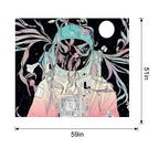 Starry Sky Astrology Tapestry – Celestial Space Constellation Wall Hanging for Bedroom, Living Room, Office - color: Astronaut, size: 59"L x 51"W