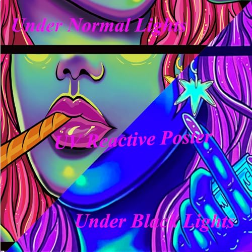 Hippie Hippy Wall Tapestry Trippy Smoking Tapestry Blacklight Tapestries for Stoner Bedroom Room Decor Weed Accessories Smoke Tapestrys Marijuana Cannabis High ST Poster Trippy Room Decor 29” x 37” - color: Pink 2024 S, size: 37"L x 29"W