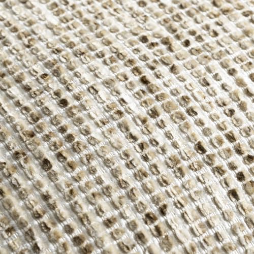 Pack of 2 Neutral Euro Sham Covers 24x24 Boho Textured Dots Stripe Chenille Large Square Decorative Throw Pillow Cases Accents for Bredroom Living Room Couch Bed Farmhouse Home Decor, Taupe - color: Taupe, size: 24" x 24" (Pack of 2)