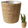BESPORTBLE Planter Straw Woven Basket Plant Vase Liner for Home Decor Centerpiece