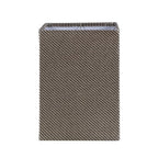Aspen Creative 38703-2, K/D Hardback Square Contemporary Collapsible Spider Shade, (10+10)" Top x (10+10)" Bottom x 14-1/4" Height, Brown Rattan Look Linen Textured Fabric, Set of 2 - size: 10+10" Top x 10+10" Bottom x 14-1/8" Height