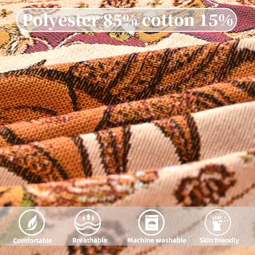 Boho Throw Blanket Reversible Cotton Bohemian Tapestry Hippie Room Decor Outdoor Blanket Double Sided (Boho Sun Yellow 50"x60") - color: Boho Sun 3, size: 50*60 inch