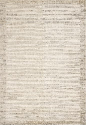Loloi Jeremiah Brent Bleecker Collection BLE-02 Sand/Charcoal 2'-7" x 8'-0" Runner Rug - color: Sand / Charcoal, size: 2'7" x 8' (Rectangular)