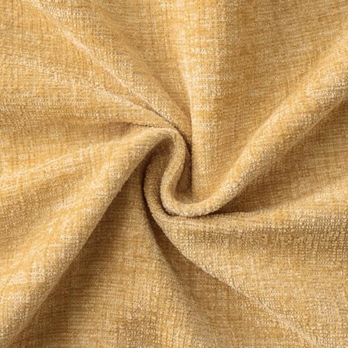 MIULEE Spring Home Decor Pack of 2 Couch Throw Pillow Covers 16x16 Inch Soft Beige Yellow Chenille Pillow Covers for Sofa Living Room Spring Home Decor Couch Solid Dyed Cases - color: Beige Yellow, size: 16" x 16" (Pack of 2)