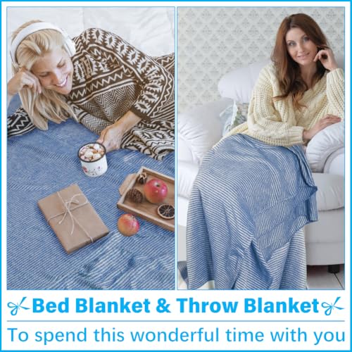 Oversized Turkish Beach Towel Blanket XXL Cotton Sandproof Towels Boho Woven Extra Large Big Sand Free Giant Throw Blankets Huge Quilt XL Picnic Camping Necessities Cloud For Adult Gifts Blue - color: Woven Dark Blue, size: Xxxl(88x82 In,224x208 Cm)