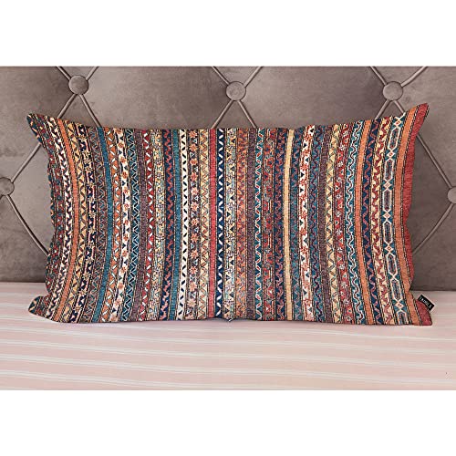 EKOBLA Square Throw Pillow Cover 12x20 Inches - color: Multi-bs01, size: 20" x 12" (Pack of 1)