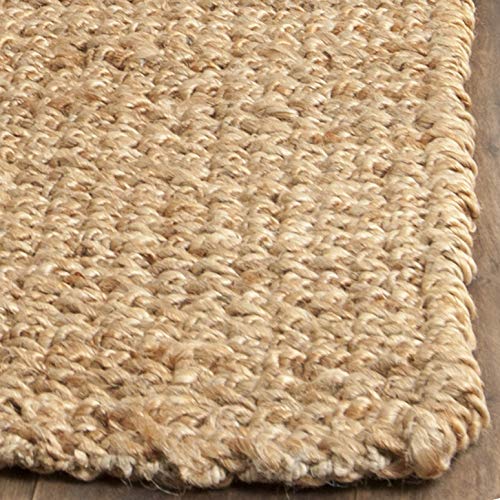 SAFAVIEH Natural Fiber Collection Accent Rug - 2' x 3', Natural, Handmade Farmhouse Jute, Ideal for High Traffic Areas in Entryway, Living Room, Bedroom (NF732A) - size: 2' x 3' (Rectangular)
