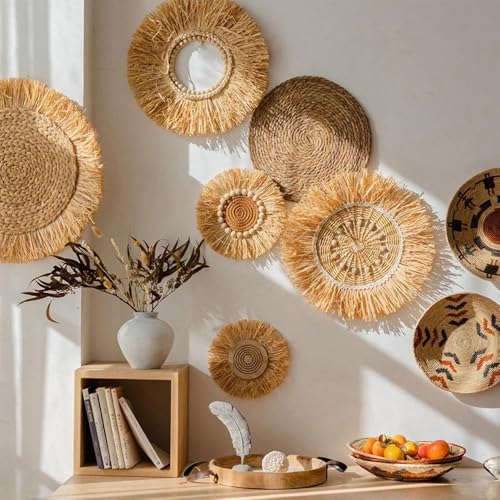 Rustic Style Handmade Grass Hanging Decorations/Home Decoration/Wall Hanging C - color: C