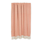 DII Diamond Throw Collection Cotton Woven, 50x60, Spice - color: Spice
