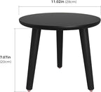 Leaf&lull Black Plant Stand Indoor Small Plant Table for Large Plants Wood Plant Stool Tall Plant Holder for Living Room Bedroom Balcony