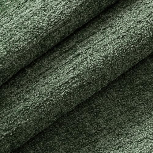MIULEE Decorative Throw Pillow Covers 18x18 Pack of 2 Olive Green Spring Couch Pillow Covers Soft Cozy Textured Chenille Pillowcases for Home Decor Sofa Living Room Cushion Bedroom - color: Olive Green, size: 18" x 18" (Pack of 2)