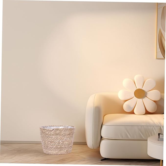 Large Storage Willow Flower Basket Seagrass Plant Basket Woven Planter for Plants