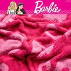 Franco Collectibles Barbie Adult Bedding Soft Cozy Chic Dream Lux Intarsia Knit Throw Blanket, 50 in x 60 in, (Officially Licensed Product) - color: Barbie, size: 50 in x 60 in