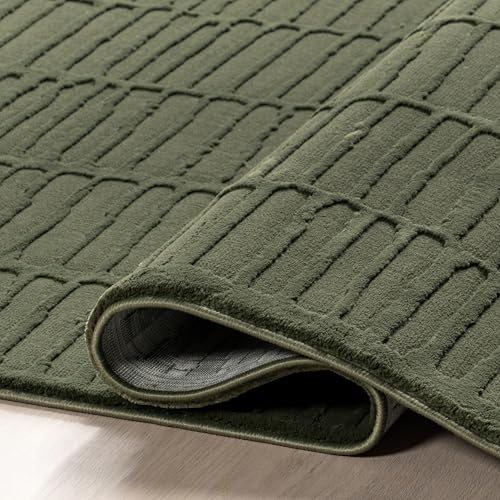 Nuloom Kailani Green, 2' x 3', Geometric, Soft and Cozy, High Traffic, Stain Resistant, Easy Clean, Durable Washable Area Rug for Bedroom, Living Room, Dining Space, Den, Foyer, Entryway - color: Green, size: 2' x 3' (Rectangular)