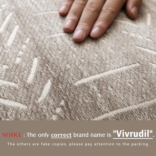 Home Décor Decorative Boho Accent Chenille Throw Pillow Covers,Textured Neutral Cushion Covers,Soft Farmhouse Pillowcase for Couch Sofa Chair Bed Living Room,18×18 Inch, Set of 2, Light Taupe - color: Plaza Taupe, size: 18" x 18" (Pack of 2)