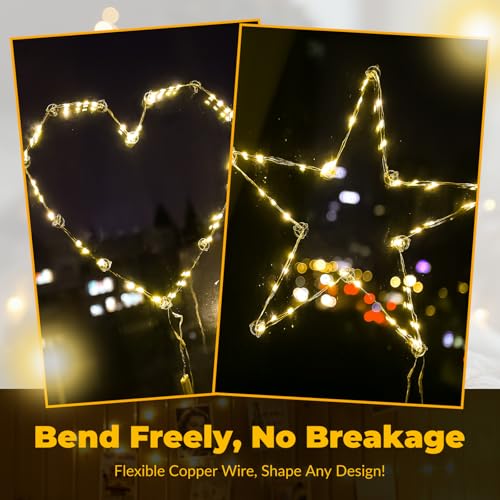 ZSJWL 30 Pack Fairy Lights Battery Operated Warm White,7Ft 20LED Mini String Light, Waterproof Twinkle Light Silver Copper Wire Lights for Wedding Party Bedroom Christmas Table Decoration - color: Warm White, size: 30 Pack – Battery Powered