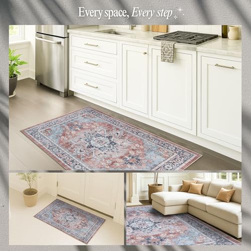 Fame Rugs Modern Oushak Rug. Oversize Vintage Turkish Gray Oriental Antique Inspired Washable Oversized Area Rugs. Extra Large Luxury Living Room Bedroom 9'8 x 13' - color: 401tb, size: 2' x 3' (Rectangular)