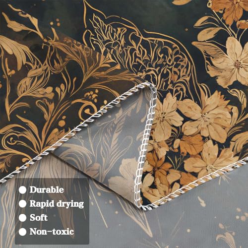 Gruaoihy Vintage Sun and Moon Tapestry, Retro Aesthetic Floral Wall Hanging for Bedroom Dorm Decor, 60x80 inches - color: Aesthetic Sun and Moon, size: 80"L x 60"W