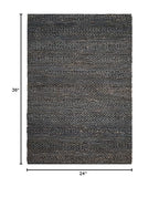 SAFAVIEH Natural Fiber Collection Accent Rug - 2' x 3', Grey, Handmade Jute, Braided Woven Design, Ideal for Entryway, Living Room, Bedroom (NF212G) - color: Grey, size: 2' x 3' (Rectangular)