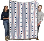 Pure Country Weavers Stars and Stripes - Americana Gift Tapestry Throw Blanket Woven from Cotton - Made in The USA (72x54) - color: Stars and Stripes, size: 72x54