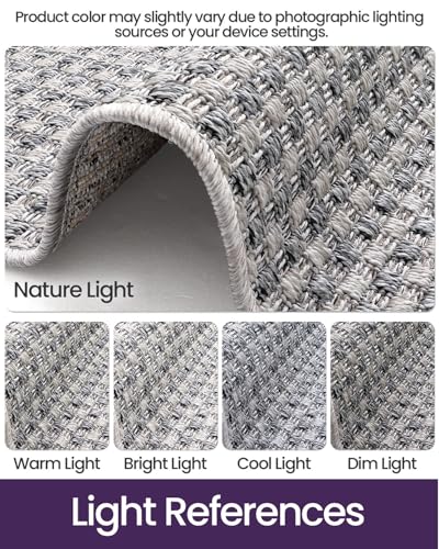 DEXI Dirt Trapper Door Mat, 31x60 Washable Doormat, Dirt Resistant and Absorbent, Easy Clean Low-Profile Floor Rugs for Entryway, Front Door, and Inside Entrance, Checkered Grey - color: Checkered Grey, size: 2'7" X 5' (Rectangular)