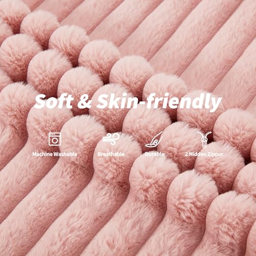 Hobestluk Bean Bag Chairs Bean Bag Floor Cushion, Bean Bag Chair for Adults Beanbag Lounger for Living Room Bedroom or Playroom - color: Pink
