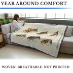 Pure Country Weavers Dad so Fly Blanket - Gift Tapestry Throw Woven from Cotton - Made in The USA (72x54) - color: Dad So Fly, size: 72x54