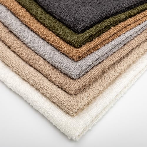 JoraLion Boucle Lumbar Pillow Cover 14x36 inch, Khaki Textured Throw Pillow Cover Cushion Case for Sofa Bed Couch Living Room, Pack of 1 (Cover Only) - color: Khaki, size: 36" x 14" (Pack of 1)