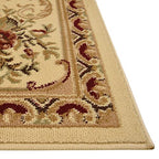 Unique Loom Versailles Collection Area Rug - Henry (3' 1" x 5' 3" Rectangle Cream/Green) - color: Cream/Green, size: 3'3" x 5'3" (Rectangular)