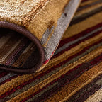 Unique Loom Barista Collection Area Rug - Icatu (5' 1" x 8' Rectangle Beige/Brown) - size: 5'1" x 8' (Rectangular)