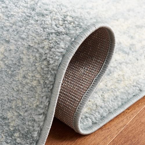SAFAVIEH Adirondack Collection Accent Rug - 2'6" x 4', Slate & Ivory, Distressed Vintage Floral Design, Non-Shedding & Easy to Clean, Ideal for Front Door, Kitchen, Entryway, Foyer (ADR109T) - color: Slate/Ivory, size: 2'6" x 4' (Rectangular)