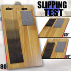 Non Slip Rug Pad Grippers - 7x10, 1/4" Thick, Felt + Rubber Double Layers Area Carpet Mat Tap, Provides Protection and Cushioning for Hardwood or Tile Floors - size: 7'X10', style: Felt + Rubber- 1/4" Thick