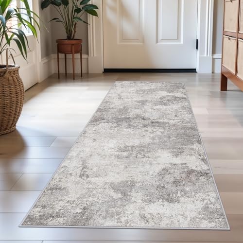 Abstract 2x5 Rug Runner Washable Non-Slip Hallway Carpet for Entryway, Kitchen,Laundry Room- Soft Low-Pile Thin Indoor Floor Mat - Modern Gifts for Newlyweds Household Home Decor 2x5 Grey - color: Grey01, size: 2' x 5' (Rectangular)