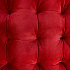 ELFJOY 4 Pack Chair Cushions for Dining Chairs Chair Pads Cushion for Kitchen Office Tufted Square Seat Cushion with Ties (U Shape Red) - color: U Shape Red