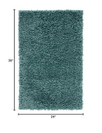 SAFAVIEH August Shag 900 Collection Accent Rug - 2' x 3', Green, Transitional Design, Ideal for High Traffic Areas in Hallway, Bathroom & Home Office (AUG900Y-2) - color: Green, size: 2' x 3' (Rectangular)
