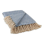 DII Diamond Throw Collection Cotton Woven, 50x60, Artichoke - color: Artichoke