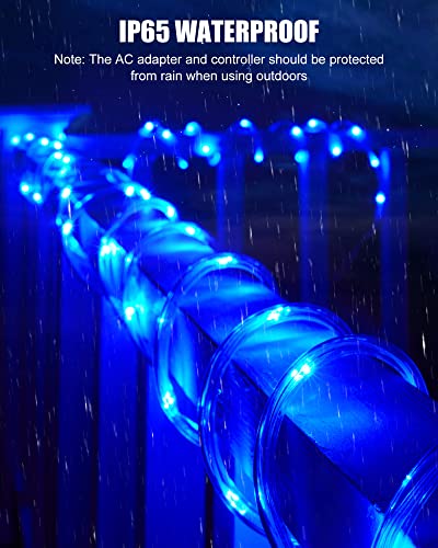 Color Changing Rope Lights Outdoor - 99ft 300 LED Outdoor String Lights with Remote, 18 Colors, Connectable, Twinkle Christmas Light for Bedroom Wedding Patio Holiday Decoration - size: 99 FT Connectable