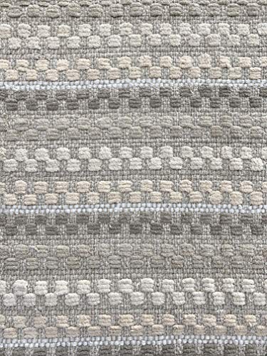 Cotton Chenille Hand Woven Area Rug 2x3 Feet - Linen Combo, Reversible Quick Water Absorbent Accent Floor Rugs Ideal for Bathroom, Kitchen, Bedroom | Beige Soft Washable Durable Mat for Home Décor - color: Linen Combo, size: 2 x 3 feet