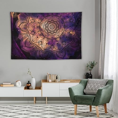 HZOHNAGO Mandala Tapestry Vintage Abstract Ancient Geometric Star Field Colorful Galaxy Background Printed Wall Tapestry Colorful Wall Hanging for Bedroom Living Room Dorm 60" W x 40" H - color: Style-7, size: 60"L x 40"W