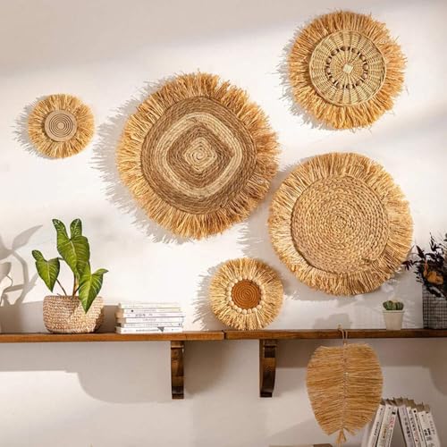 Rustic Style Handmade Grass Hanging Decorations/Home Decoration/Wall Hanging D - color: D
