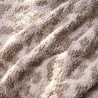 Soft Fuzzy Yarn Leopard Jacquard Throw Blanket,Cozy Plush Fleece Comfy Microfiber Blanket for Couch Sofa Bed,Linen/Warm Gray - color: Linen/Warm Gray, size: 51"x71"
