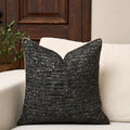 Yangest Chenille Pillow Cover 18 x18 Inches, Thick Textured Square Throw Pillow Cover Farmhouse Modern Soft Accent Couch Neutral Pillow Cover for Living Room Bedroom, Black - color: Black, size: 18" x 18" (Pack of 1)