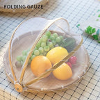 Generic Serving Food Tent,Hand Woven Bamboo Serving Food Basket with Mesh Cover for Patio Garden Picnic (30centimeter), Generic2svznfodh8-42