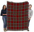 Pure Country Weavers Plaid Blanket Stewart Royal Tartan - Patterns Gift Tapestry Throw Woven from Cotton - Made in the USA (72x54) - color: Stewart Royal