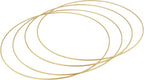12 PCS 12 Inch Metal Floral Hoops, Gold Wreath Crafts Macrame Ring for Wall Hanging DIY Crafts, Wedding Wreath Decor